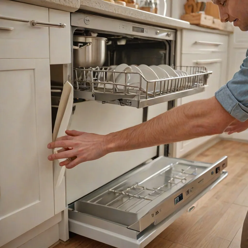 Jak bezpiecznie wyciągnąć zmywarkę z zabudowy krok po kroku?